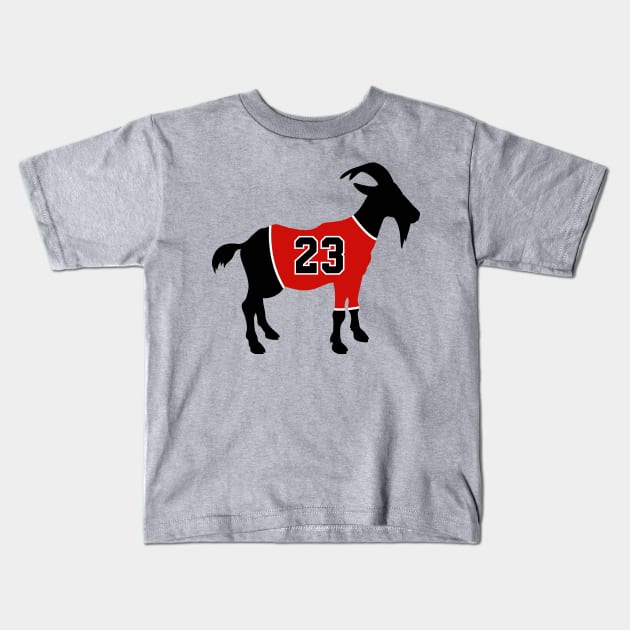 Michael Jordan Goat Kids T-Shirt by slawisa